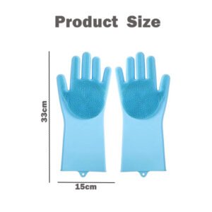 Pet bathing gloves size