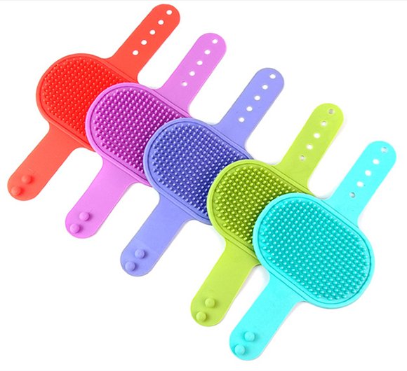 multi-purpose silicone pet brush