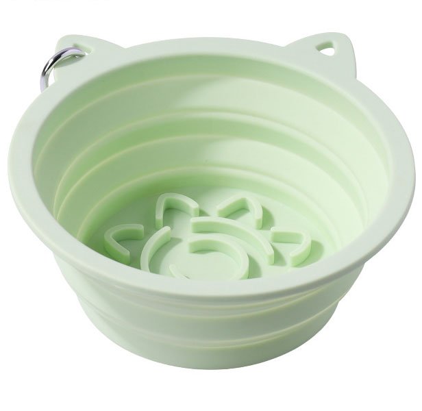 collapsible silicone pet bowl
