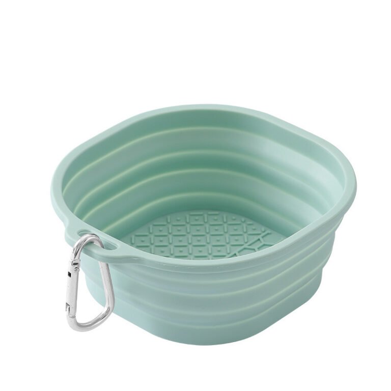 silicone folding pet bowl